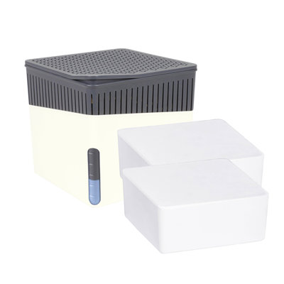 WENKO dehumidifier mod. Cube 2 x 1000g, for rooms up to approx. 80m³