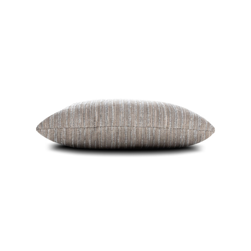 Luxe Throw Square Outdoor Pillow Cover & Insert by Elaine Smith, Striped, 22"H x 22"W, Indigo