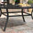 60" Round Patio Dining Set with Metal Dining Table and 8 Armrest Dining Chairs-2085277990