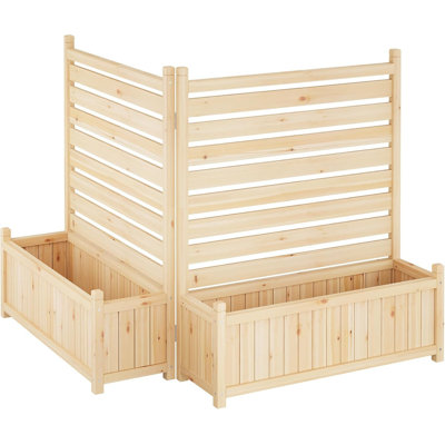 Wood Raised Garden Bed