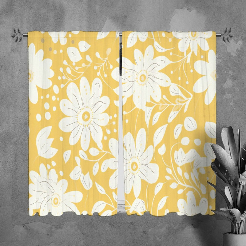 Raylenn Room Darkening Curtain Pair, 20'' W x 82'' L