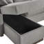 Canapé-lit d'angle convertible Serta Exeter 110,2 po (280 cm) avec méridienne de rangement réversible, lit escamotable et prise USB-109510241
