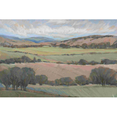 «Hilly Countryside I» par Timothy O Toole, reproduction d'art sur toile tendue