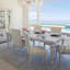 Glimmering Heights Glass Dining Table