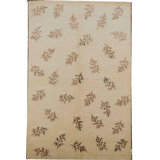 Himalayan Wool Floral Area Rug in Ivory