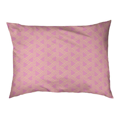 Chen Geometric Polyester Pet Bed