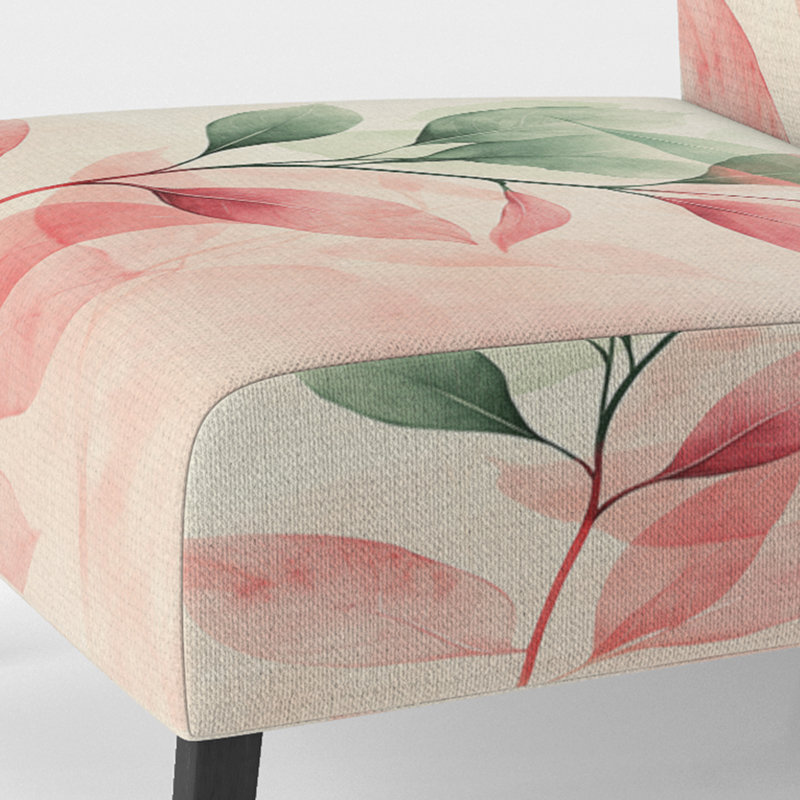 Fauteuil de chambre Abstract Botanicals, Slipper Armless
