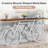 70.9'' Extra Long Console Table with Bicycle Base, Narrow Sofa Table Industrial Entryway Table-1569280343-1566125483