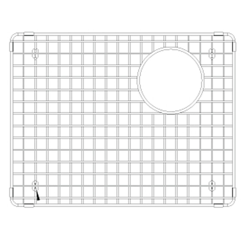 Precis Stainless Steel Sink Grid with Protective Bumpers