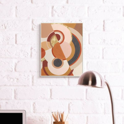 «Asymmetric Abstract Circles» par Grace Popp - reproduction d'art