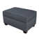 Repose-pieds rangement en tissu Anke