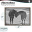 Cadre flottant Sweet Nothings Bond entre les chevaux, design par Steve Toole-482973949-482973937