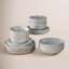 Mcfall 16 Piece Porcelain Dinnerware Set, Service For 4