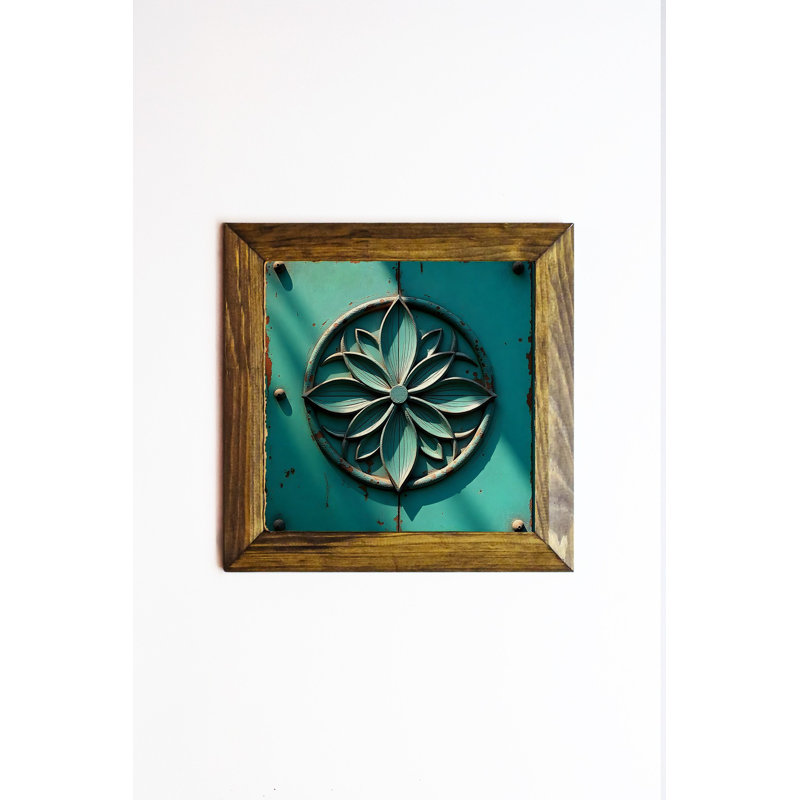 Peinture décorative encadrée, H 6,1 po x l 6,1 po