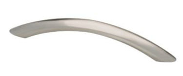 (5 Pack) Contemporary Bow Pull Satin Nickel