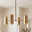 Lio 8-Light Chandelier in Noble Brass by Breegan Jane