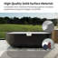 Baignoire de trempage autoportante 71 "x 34" avec bonde escamotable et trop-plein, certifiée Cupc