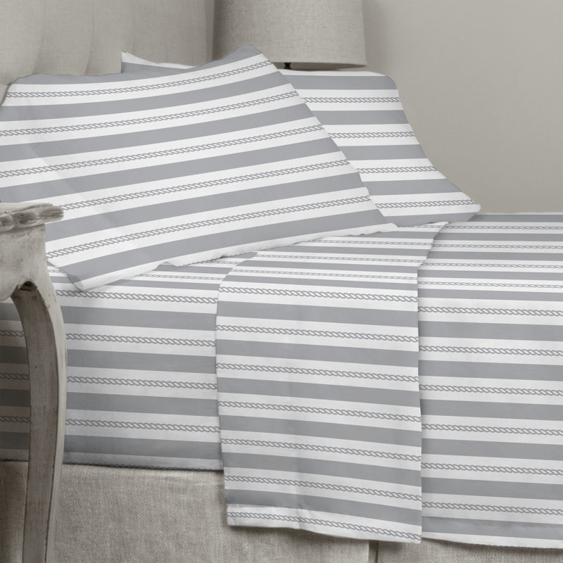Starke Twisted Flannel Cotton Sheet Set, Twin