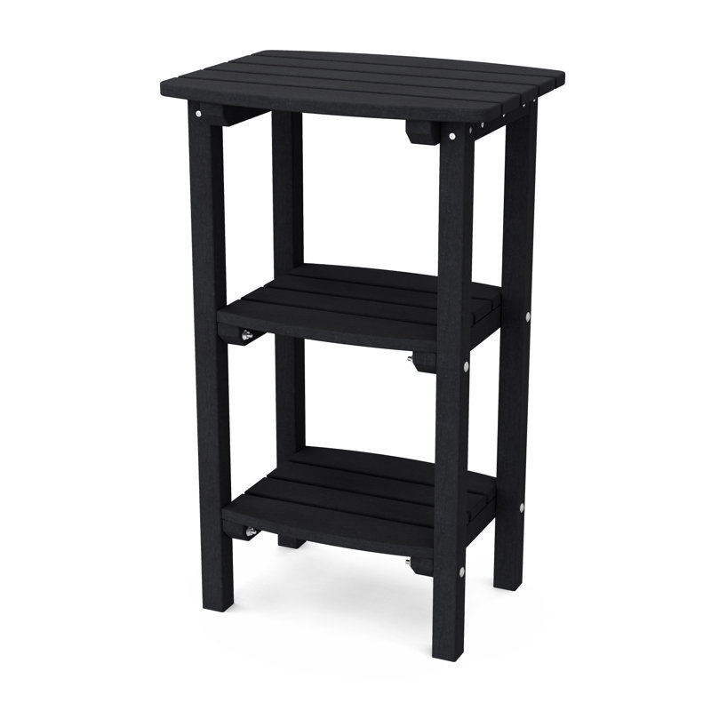 Table d'appoint Classic à 3 tablettes, Noir