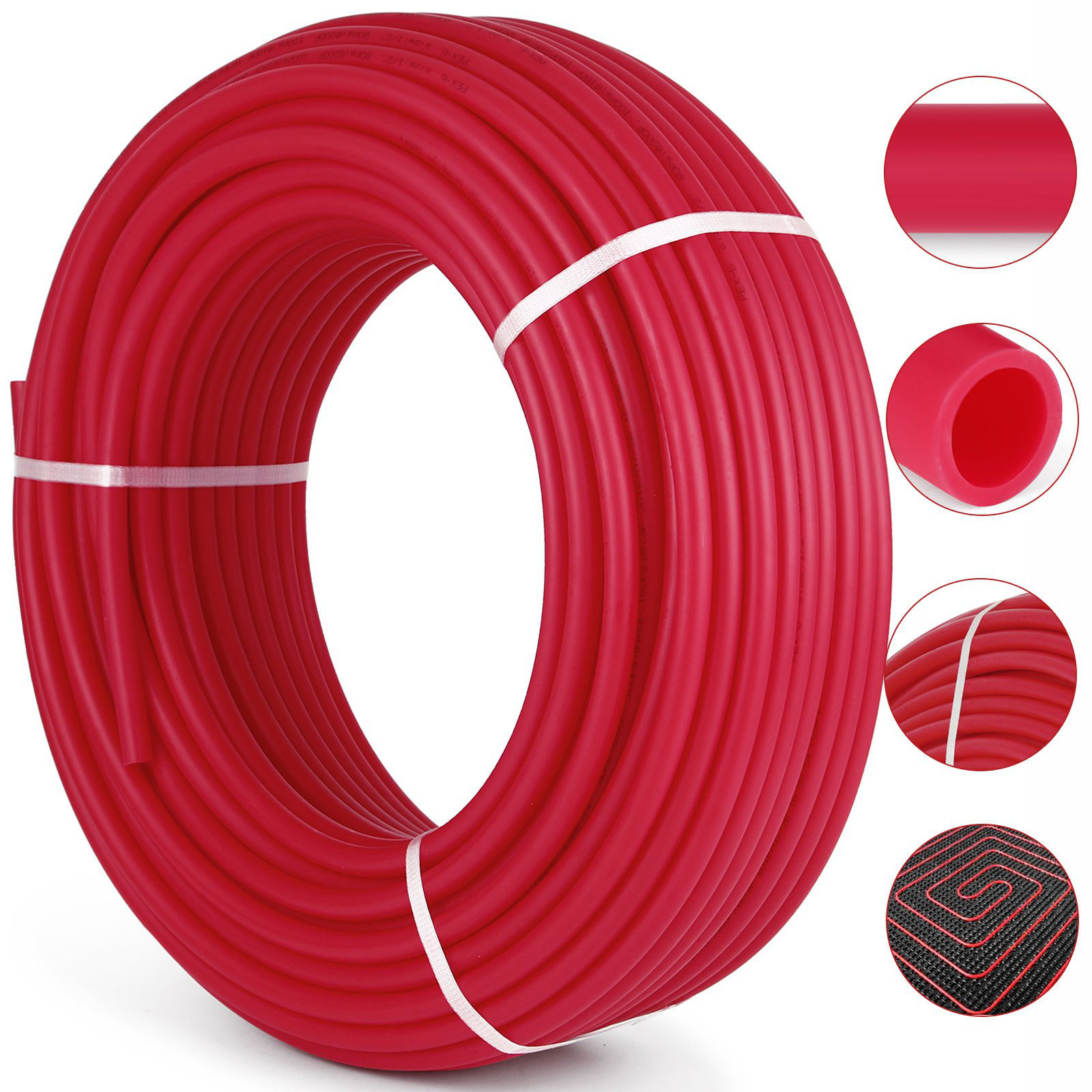WORLD SHOP BOX Oxygen Barrier PEX Tubing - 1/2 Inch X 900 Feet Tube ...