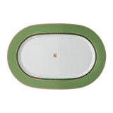 Swarovski Signum - Platter 13 1/2 In Fern Green