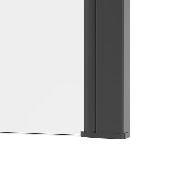 Shanet Shower Enclosure 1950 x 215 mm, Black