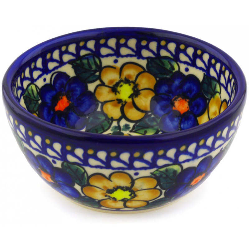 13.53 oz. Pansy Circle Salad Bowl