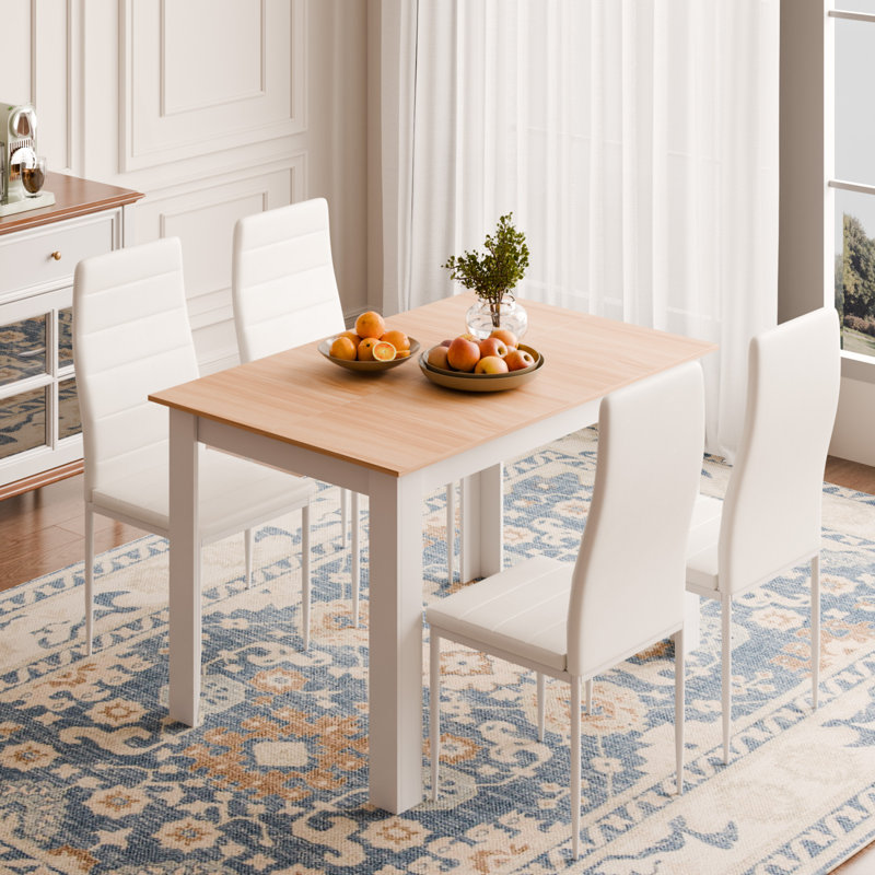 4 - Person Dining Set, Brown