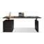 Bureau électrique à hauteur réglable avec armoire-1126465674