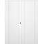 Porte standard double en bois manufacturé Optima 2U-92473922-92473933-92473931
