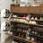 Large Rattan Shoe Cabinet With Flip Drawers, Top Drawers, And DIY Hooks For Hallway Entryway Storage And Organization-1091827155