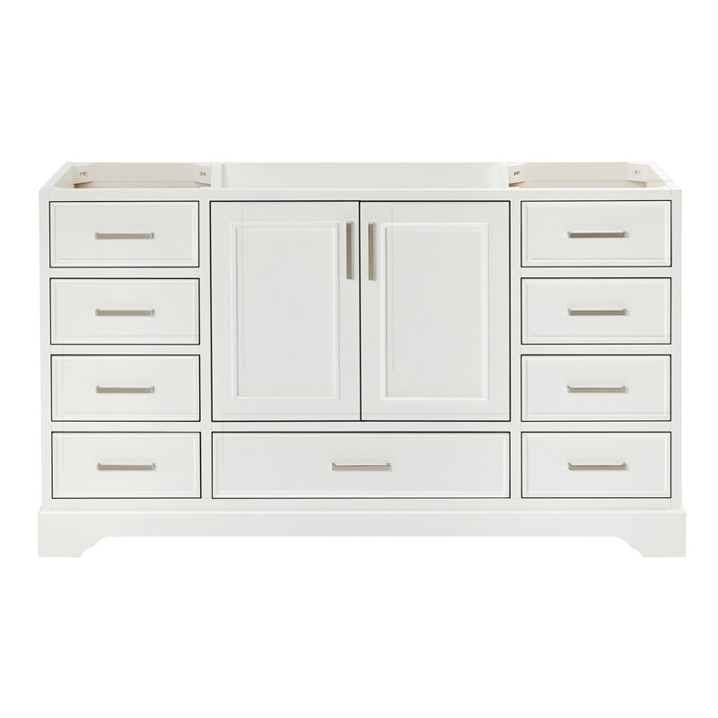 Stafford 60.75'' W Single Bathroom Vanity Base, White