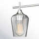 Breena 3 Light Transparent Dimmable Vanity Light