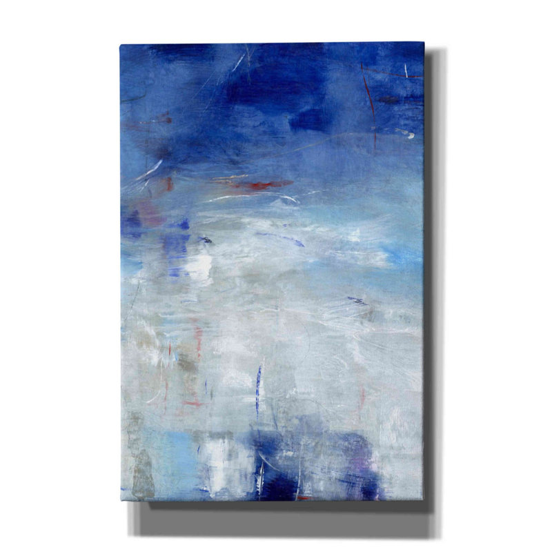 "Entre la ligne" par Tim O'toole, art mural sur toile, H 18 po x l 12 po x P 0,75 po