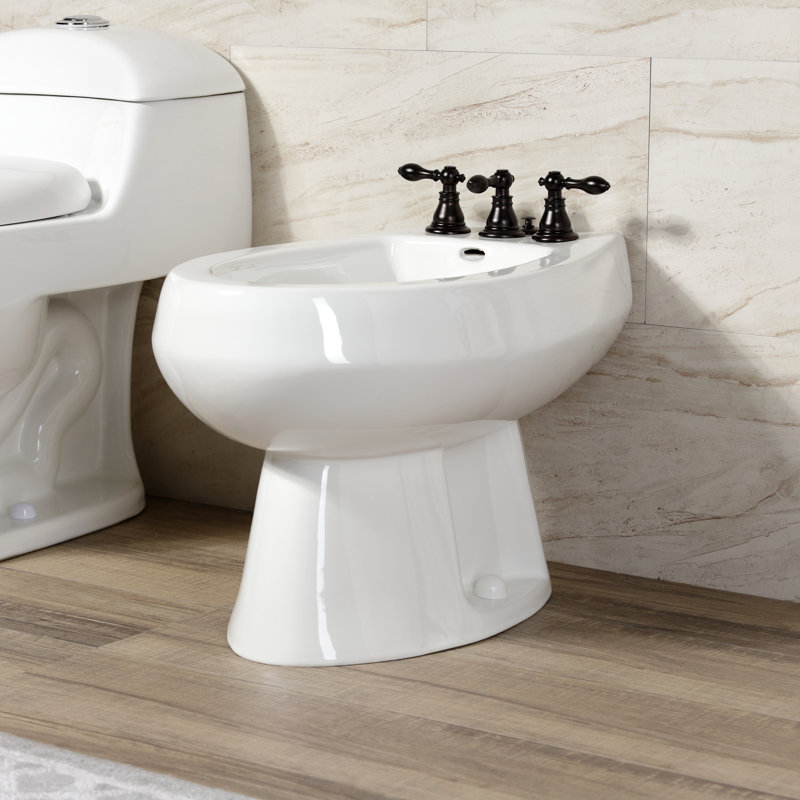 Robinet de bidet à poignée verticale Kingston, Bronze huilé