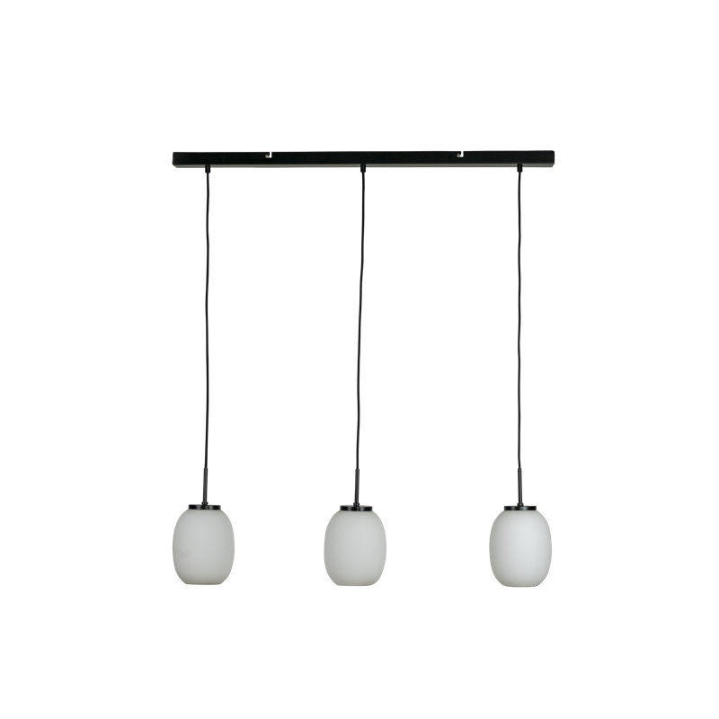 3 - Light White/Black Kitchen Island Pendant