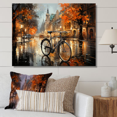 «Vélo Pearl Pursuit» sur toile