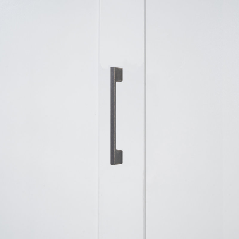 Grand lit escamotable mural avec placard