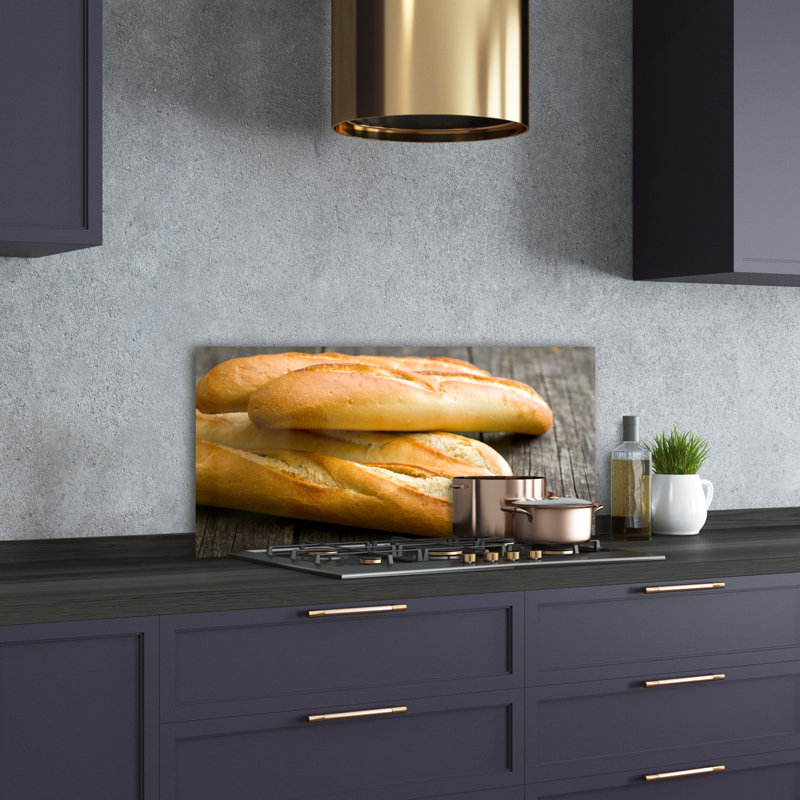 Lujean 50cm W x 100cm L Glass Peel and Stick Panel