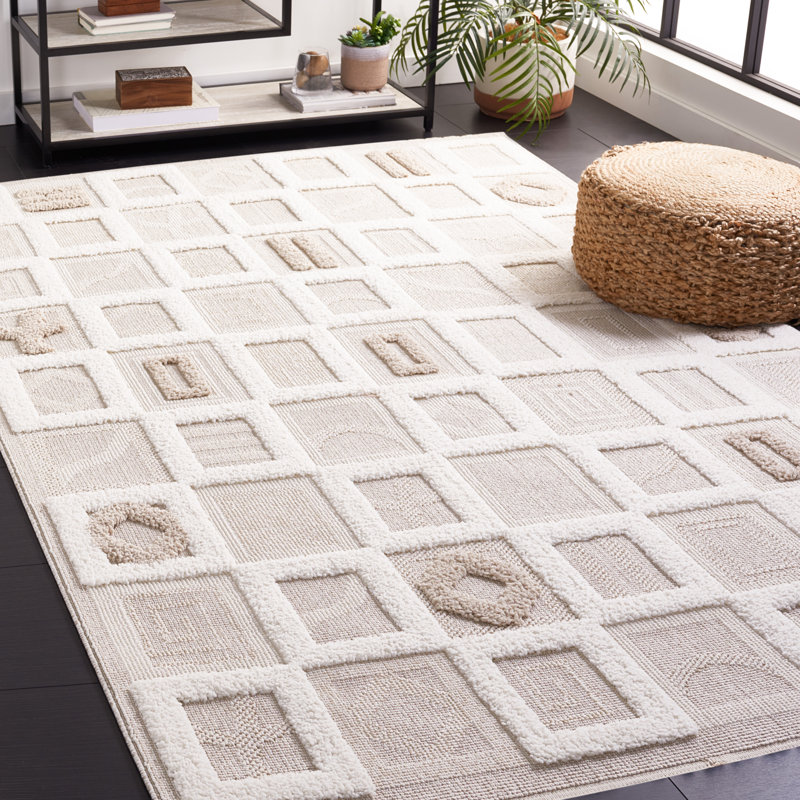 Tapis beige / ivoire Trends 108, Rectangle 4 pi x 6 pi