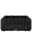 Montecito N-Dura Resin Wicker Outdoor Woven Ottoman - Onyx, 34.5 In.-1402532611-1402532622