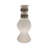 Glam Sculptural Vase with Curved Silhouette and Dual Wood Ring Accents Crafted from Pottery Ecomix Mango Wood and Natural Materials for Eye-Catching Modern Decorative Display-1753818443