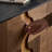 Wooden sofa side cabinet multi-functional accent