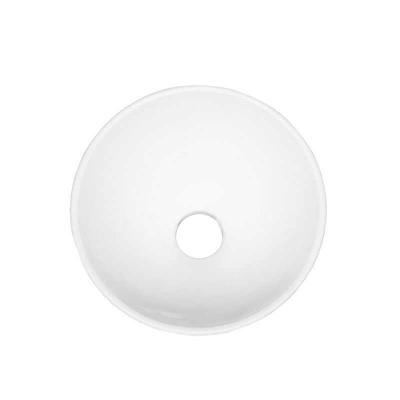 Lamp Shade, White, 6" H x 8" W x 8" D