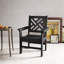  Ensemble de 2 fauteuils de salle à manger 2 pièces en PEHD résistant à l'eau (ensemble de 2)-86209899
