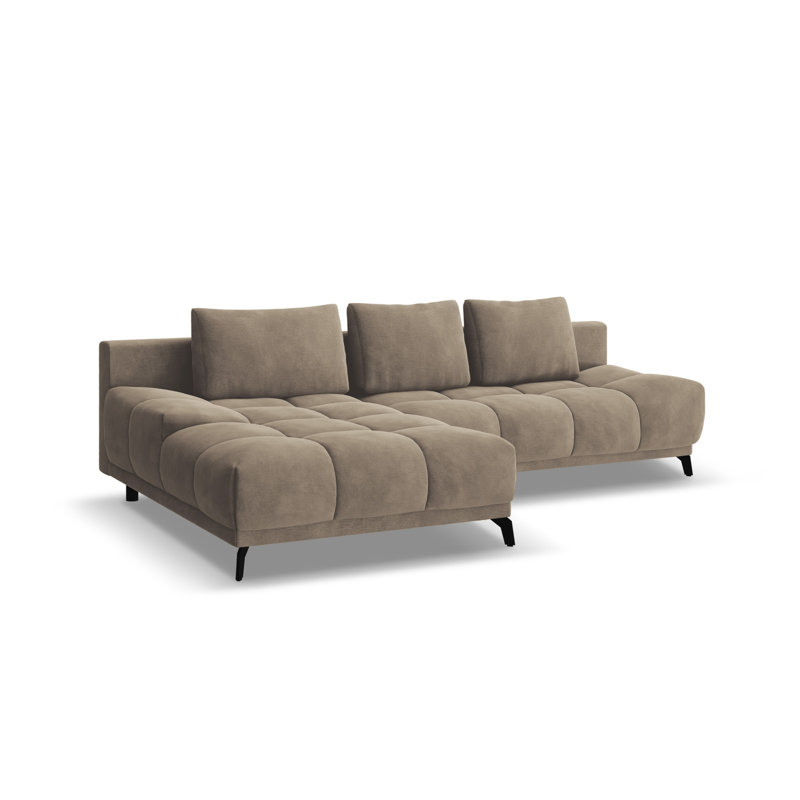 Cuthrell 5 Seater Sofa Bed, Capuccino, Left Hand Facing