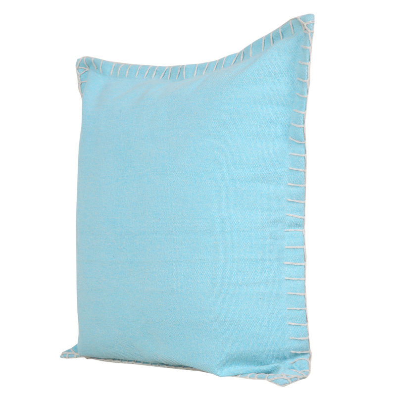 Housse de coussin Madison, 20 po x 20 po, Light Blue, Pillow Insert