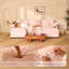 U-Shaped Modular Sectional Sofa, 274cm Cloud Deep Seat Sofa, Chenille Fabric Sofa Couch for Living Room & Lounge-1139484629-1139484651