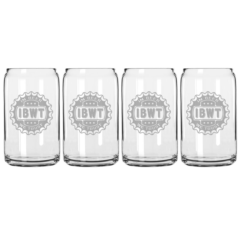 Dans la bière nous faisons confiance à un ensemble de verres de 4 pièces 16 oz. Amatury