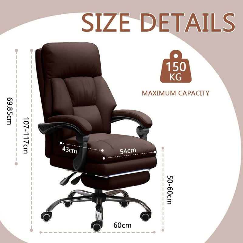 Executive Chair, Dark Brown